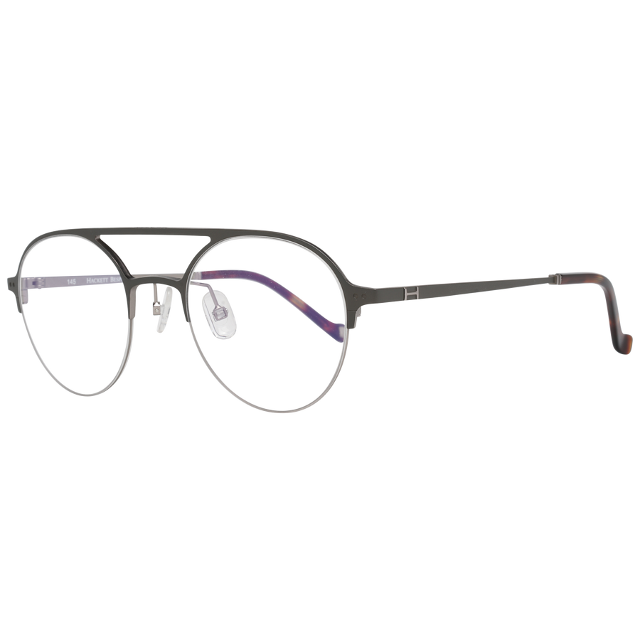 Hackett Bespoke Aviator glasses in Brown with Metal frame, model Hackett Bespoke Optical Frames HEB249 49548, from Burghley & Co – Luxury eyewear UK