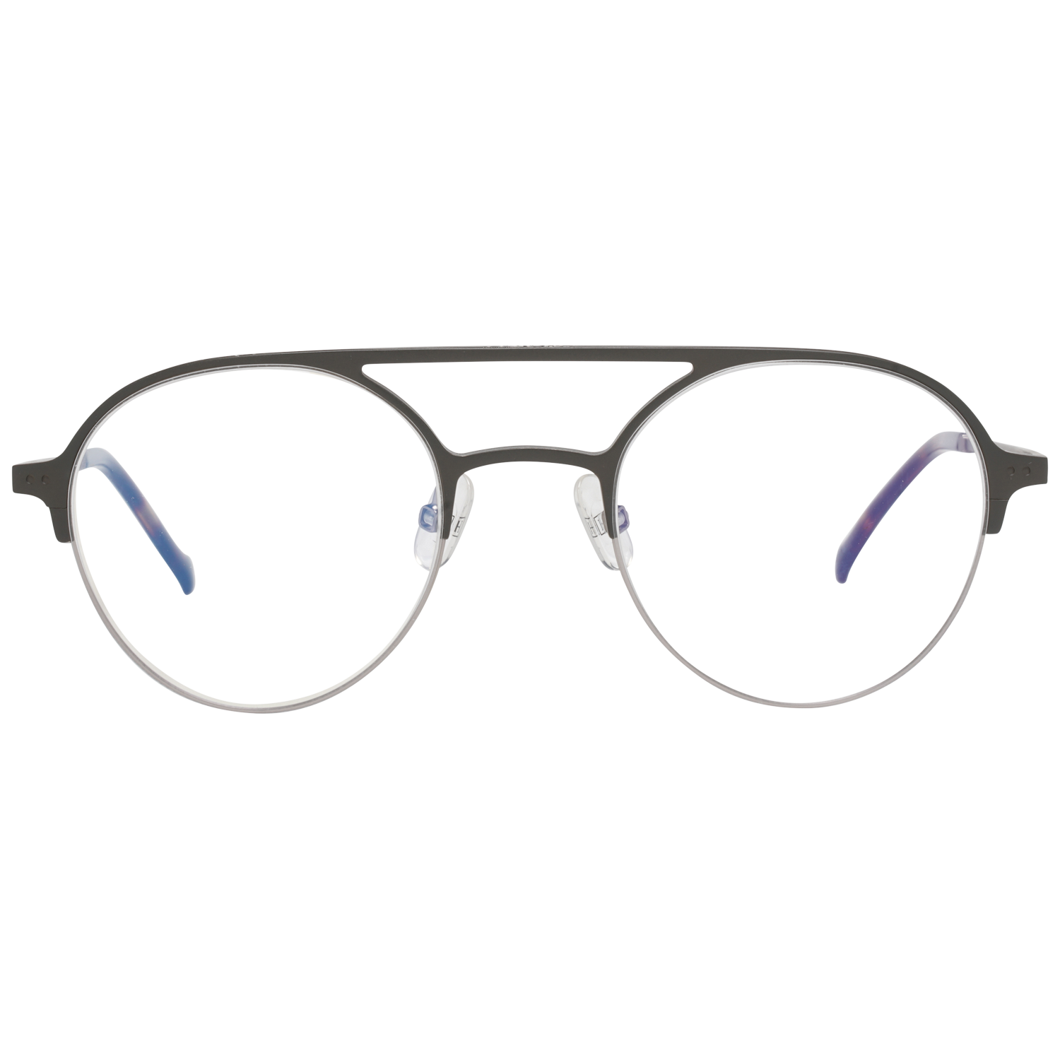 Hackett Bespoke Aviator glasses in Brown with Metal frame, model Hackett Bespoke Optical Frames HEB249 49548, from Burghley & Co – Luxury eyewear UK