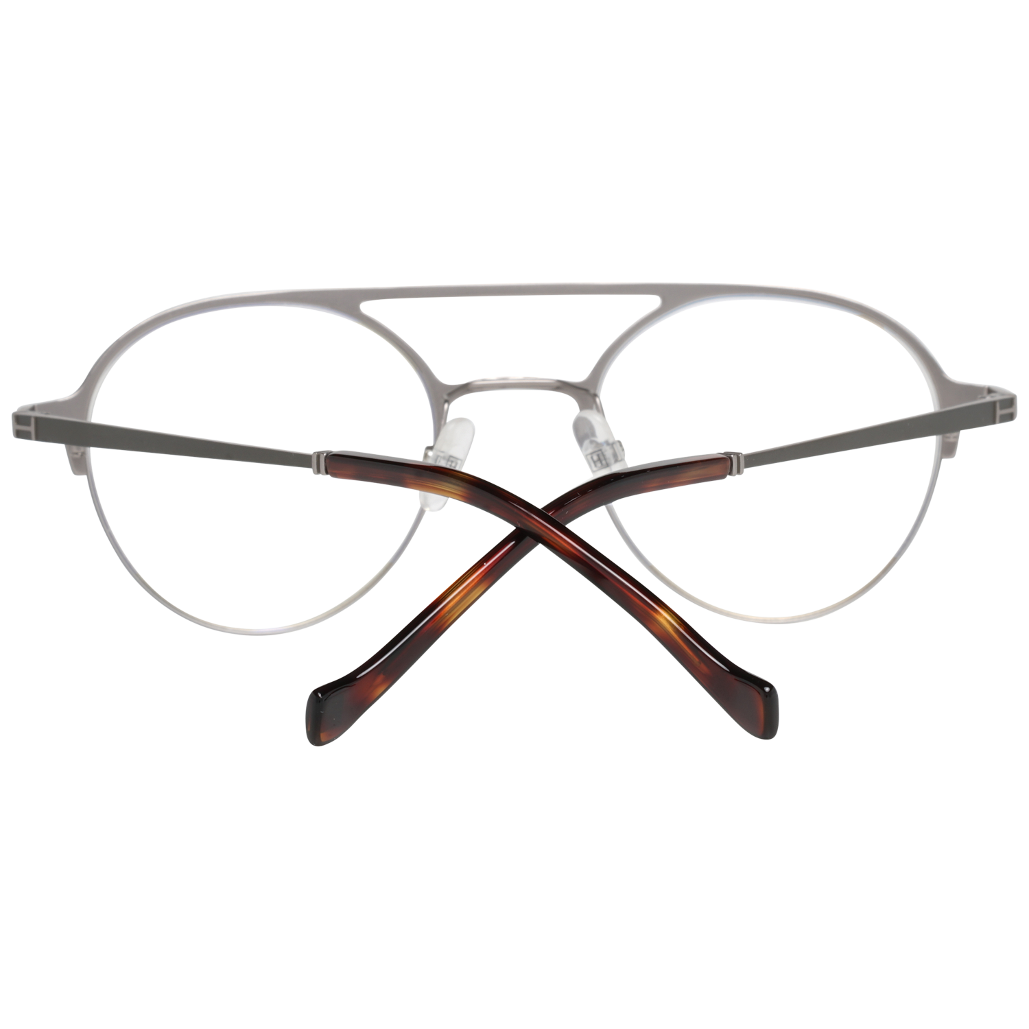 Hackett Bespoke Aviator glasses in Brown with Metal frame, model Hackett Bespoke Optical Frames HEB249 49548, from Burghley & Co – Luxury eyewear UK