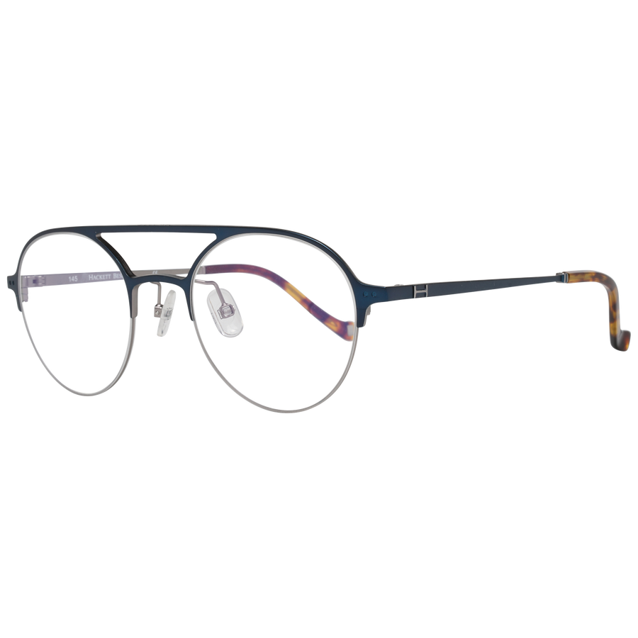 Hackett Bespoke glasses in Blue with Metal frame, model Hackett Bespoke Optical Frames HEB249 49689, from Burghley & Co – Luxury eyewear UK