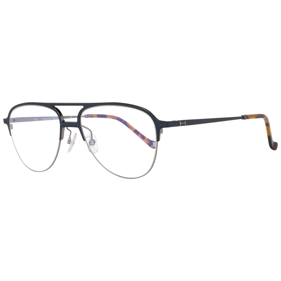 Hackett Bespoke glasses in Black with Metal frame, model Hackett Bespoke Optical Frames HEB246 53689, from Burghley & Co – Luxury eyewear UK