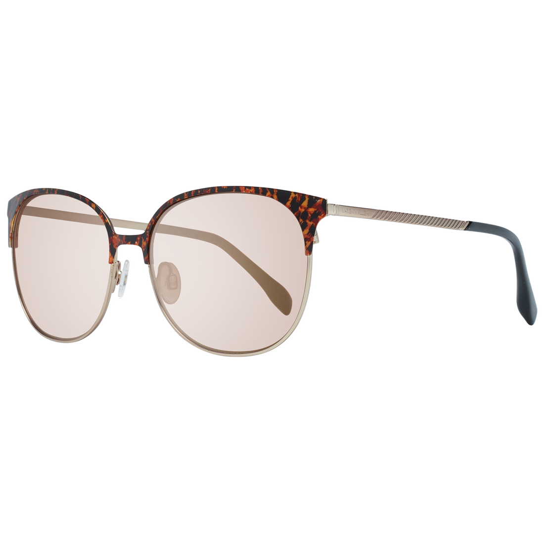 Karen Millen Round sunglasses in Gold with Metal frame, model Karen Millen Sunglasses KM7013 57121, from Burghley & Co – Luxury eyewear UK