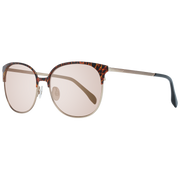 Karen Millen Round sunglasses in Gold with Metal frame, model Karen Millen Sunglasses KM7013 57121, from Burghley & Co – Luxury eyewear UK