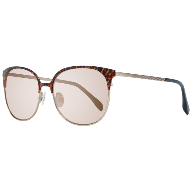 Karen Millen Round sunglasses in Gold with Metal frame, model Karen Millen Sunglasses KM7013 57121, from Burghley & Co – Luxury eyewear UK