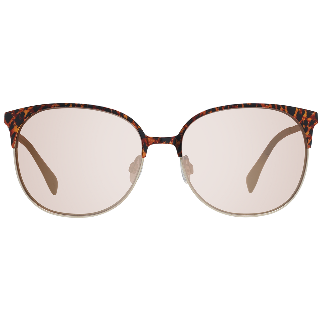 Karen Millen Round sunglasses in Gold with Metal frame, model Karen Millen Sunglasses KM7013 57121, from Burghley & Co – Luxury eyewear UK