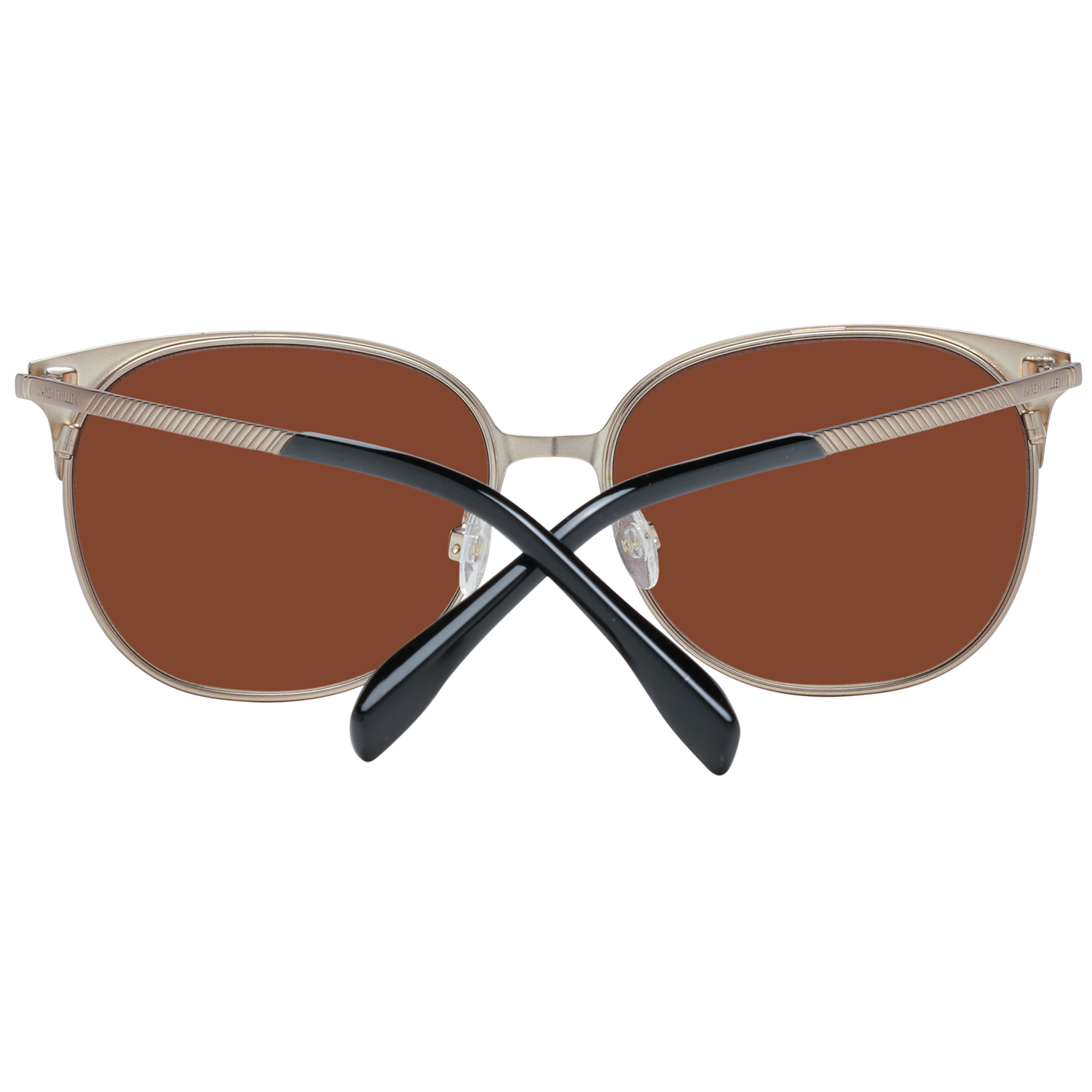 Karen Millen Round sunglasses in Gold with Metal frame, model Karen Millen Sunglasses KM7013 57121, from Burghley & Co – Luxury eyewear UK