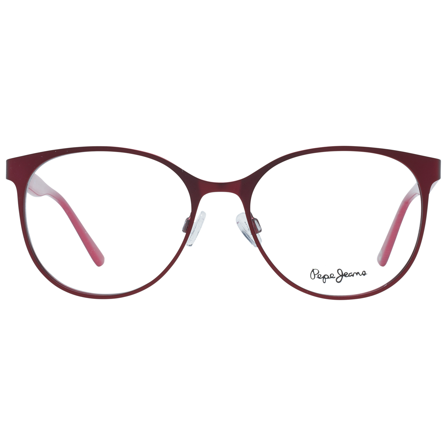 Pepe Jeans Round glasses in Red with Metal frame, model Pepe Jeans Optical Frame PJ1299 C2 53, from Burghley & Co – Luxury eyewear UK