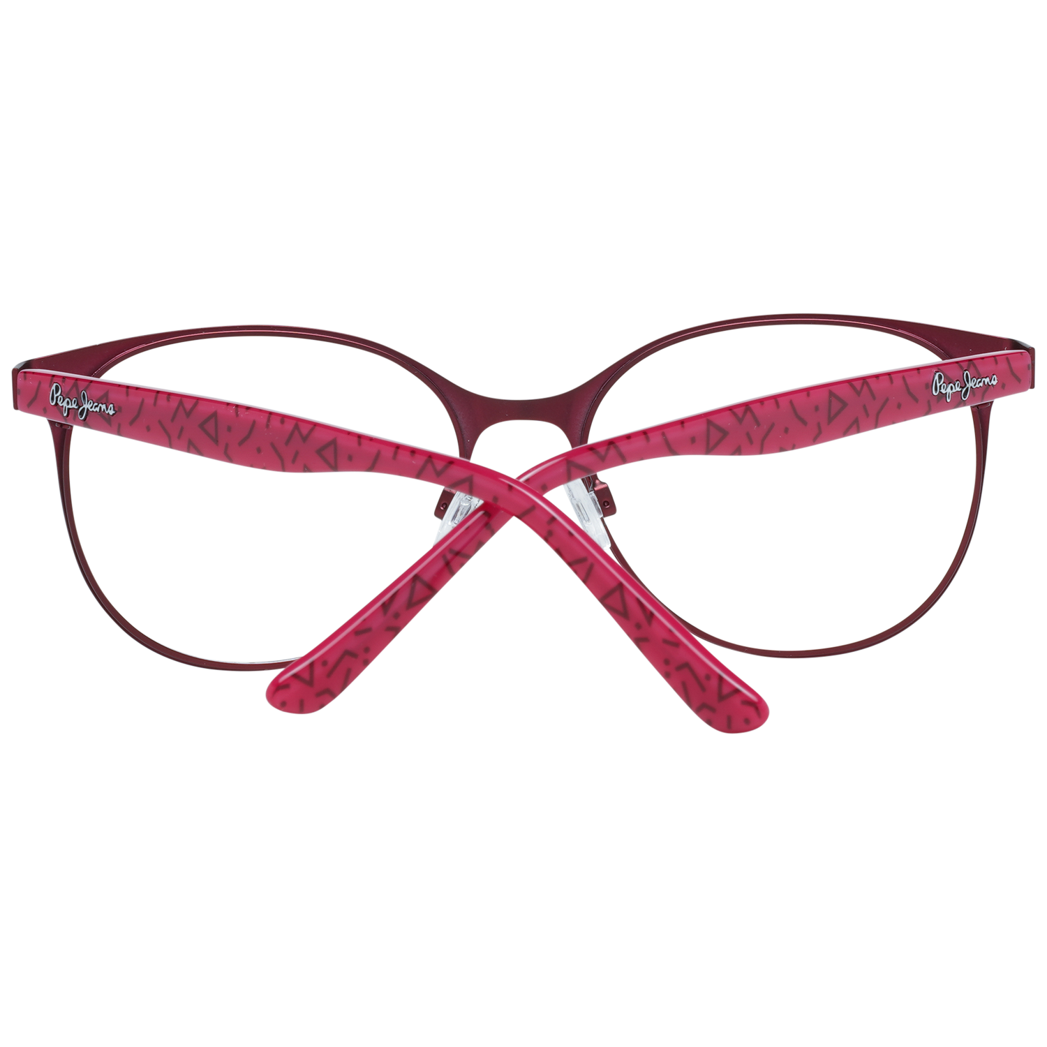 Pepe Jeans Round glasses in Red with Metal frame, model Pepe Jeans Optical Frame PJ1299 C2 53, from Burghley & Co – Luxury eyewear UK