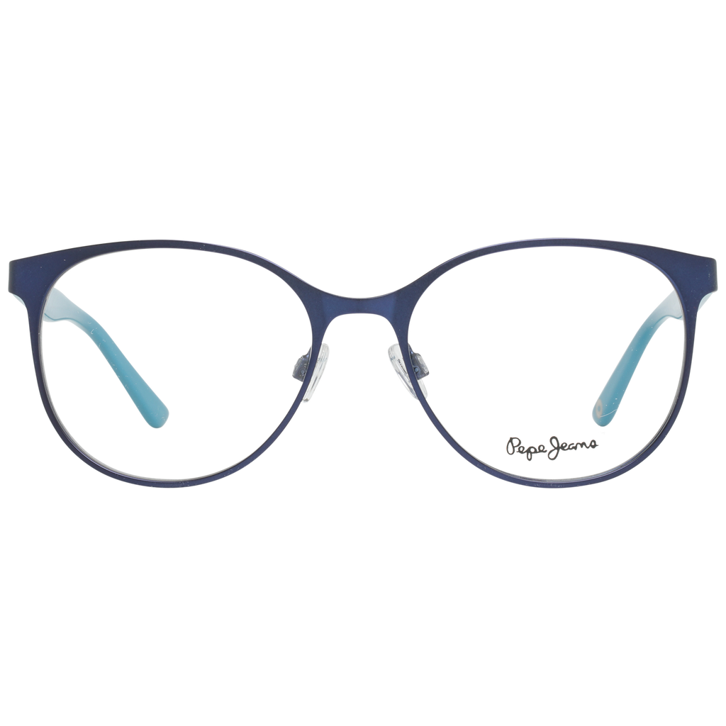 Pepe Jeans Round glasses in Blue with Metal frame, model Pepe Jeans Optical Frame PJ1299 C3 53, from Burghley & Co – Luxury eyewear UK