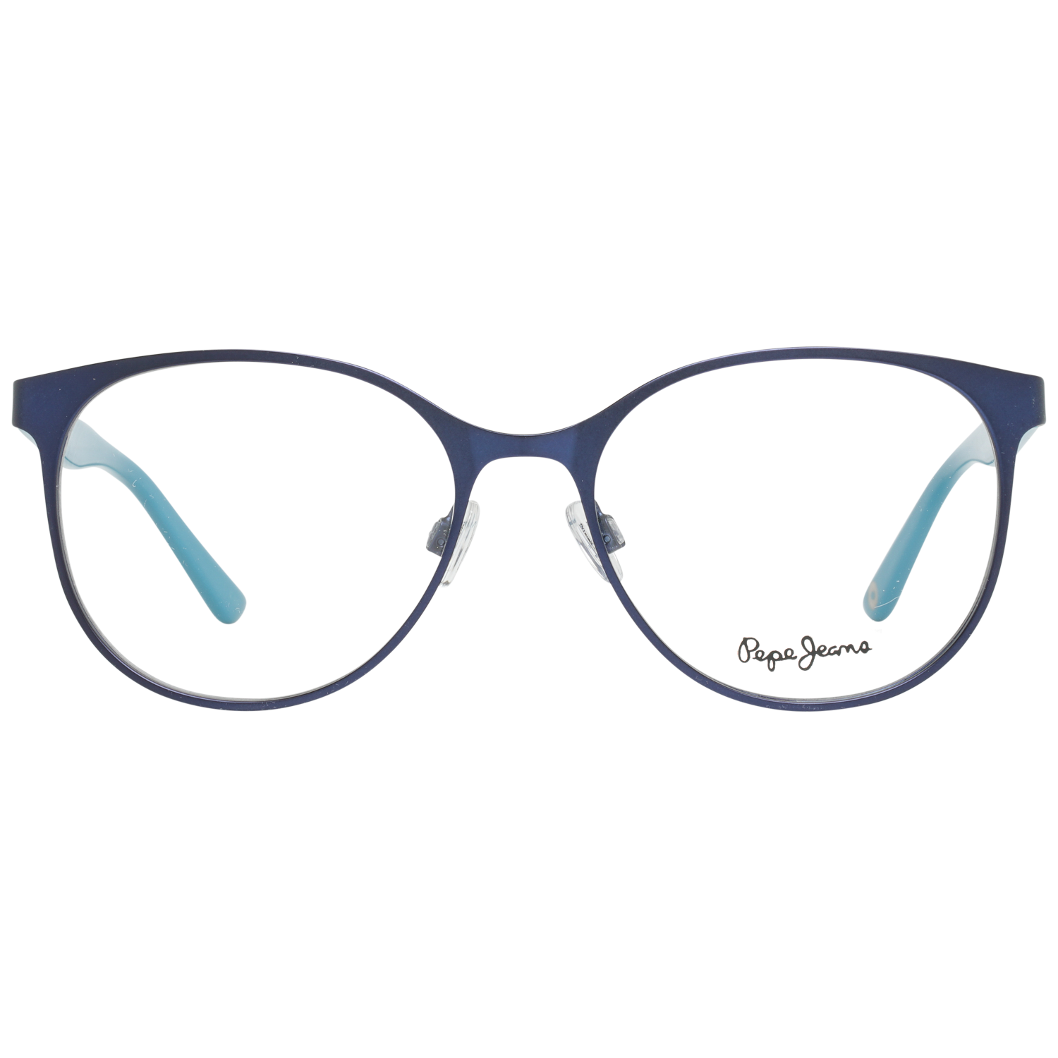 Pepe Jeans Round glasses in Blue with Metal frame, model Pepe Jeans Optical Frame PJ1299 C3 53, from Burghley & Co – Luxury eyewear UK