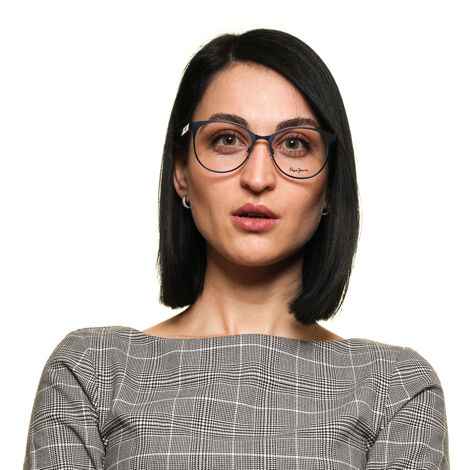 Pepe Jeans Round glasses in Blue with Metal frame, model Pepe Jeans Optical Frames PJ1299 53C3, from Burghley & Co – Luxury eyewear UK