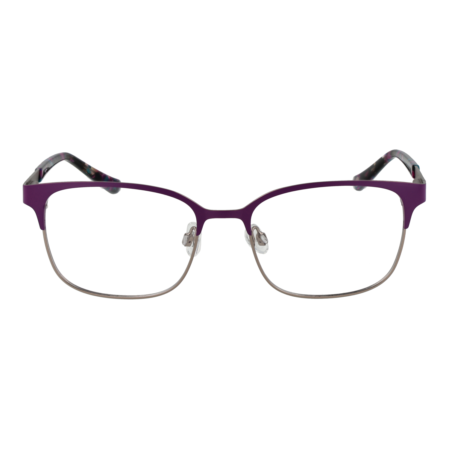 Pepe Jeans Rectangle glasses in Purple with Metal frame, model Pepe Jeans Optical Frame PJ1301 C2 53, from Burghley & Co – Luxury eyewear UK