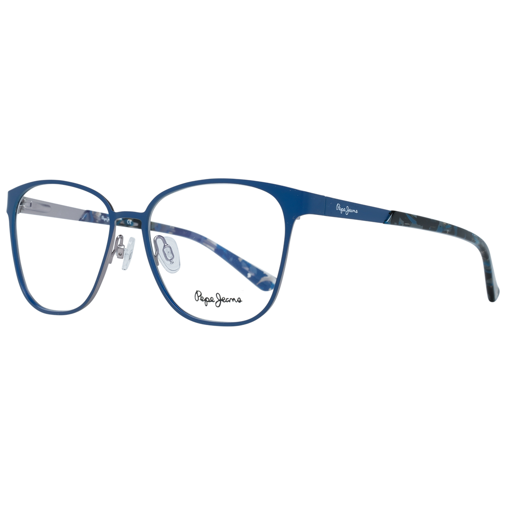 Pepe Jeans glasses in Blue with Metal frame, model Pepe Jeans Optical Frame PJ1296 C4 52, from Burghley & Co – Luxury eyewear UK