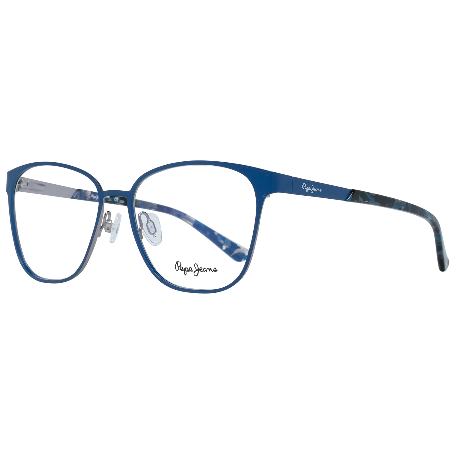 Pepe Jeans glasses in Blue with Metal frame, model Pepe Jeans Optical Frame PJ1296 C4 52, from Burghley & Co – Luxury eyewear UK