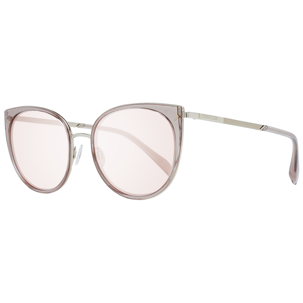 Karen Millen Cat-eye sunglasses in Pink with Metal frame, model Karen Millen Sunglasses KM5042 55297, from Burghley & Co – Luxury eyewear UK