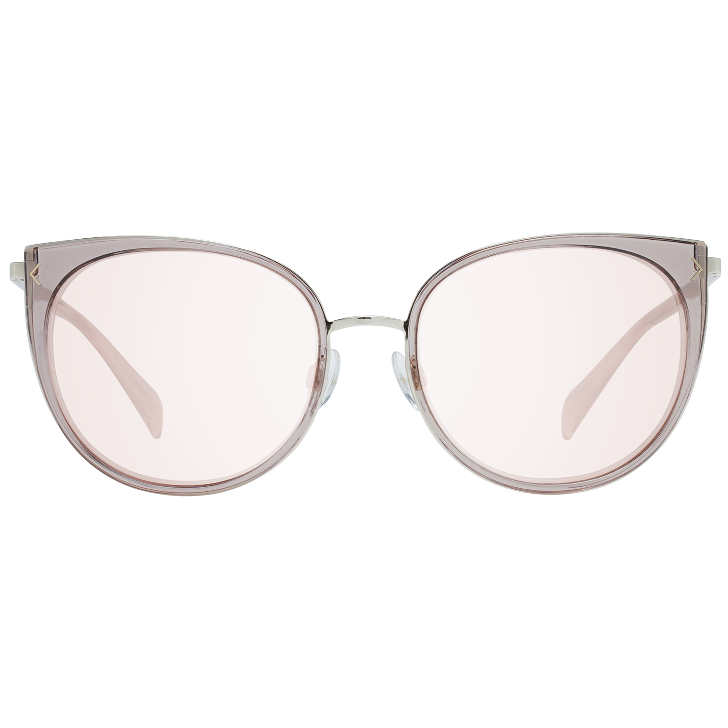 Karen Millen Cat-eye sunglasses in Pink with Metal frame, model Karen Millen Sunglasses KM5042 55297, from Burghley & Co – Luxury eyewear UK