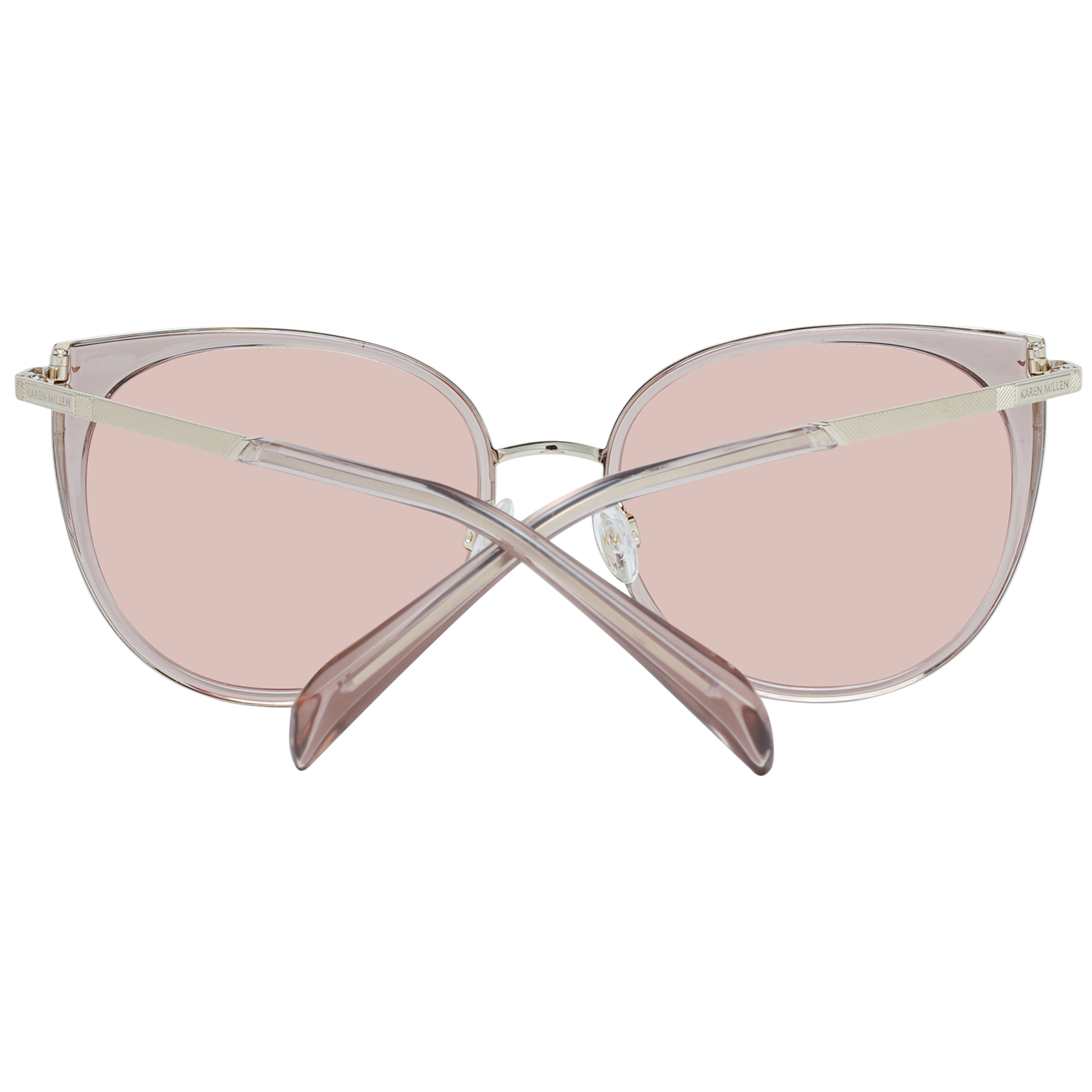 Karen Millen Cat-eye sunglasses in Pink with Metal frame, model Karen Millen Sunglasses KM5042 55297, from Burghley & Co – Luxury eyewear UK