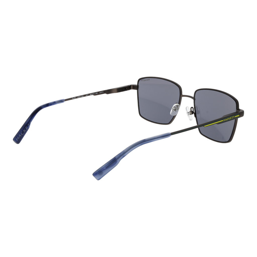 Hackett Rectangle sunglasses in Grey with Metal frame, model Hackett Sunglasses HSK1154 917 56, from Burghley & Co – Luxury eyewear UK