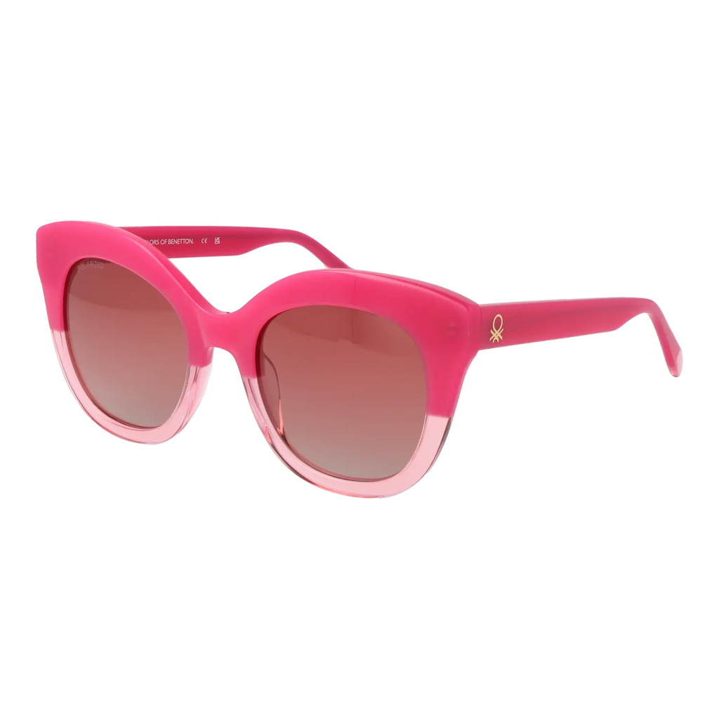 Benetton Cat-eye sunglasses in Pink with Acetate frame, model Benetton Sunglasses BE5090 210 53, from Burghley & Co – Luxury eyewear UK
