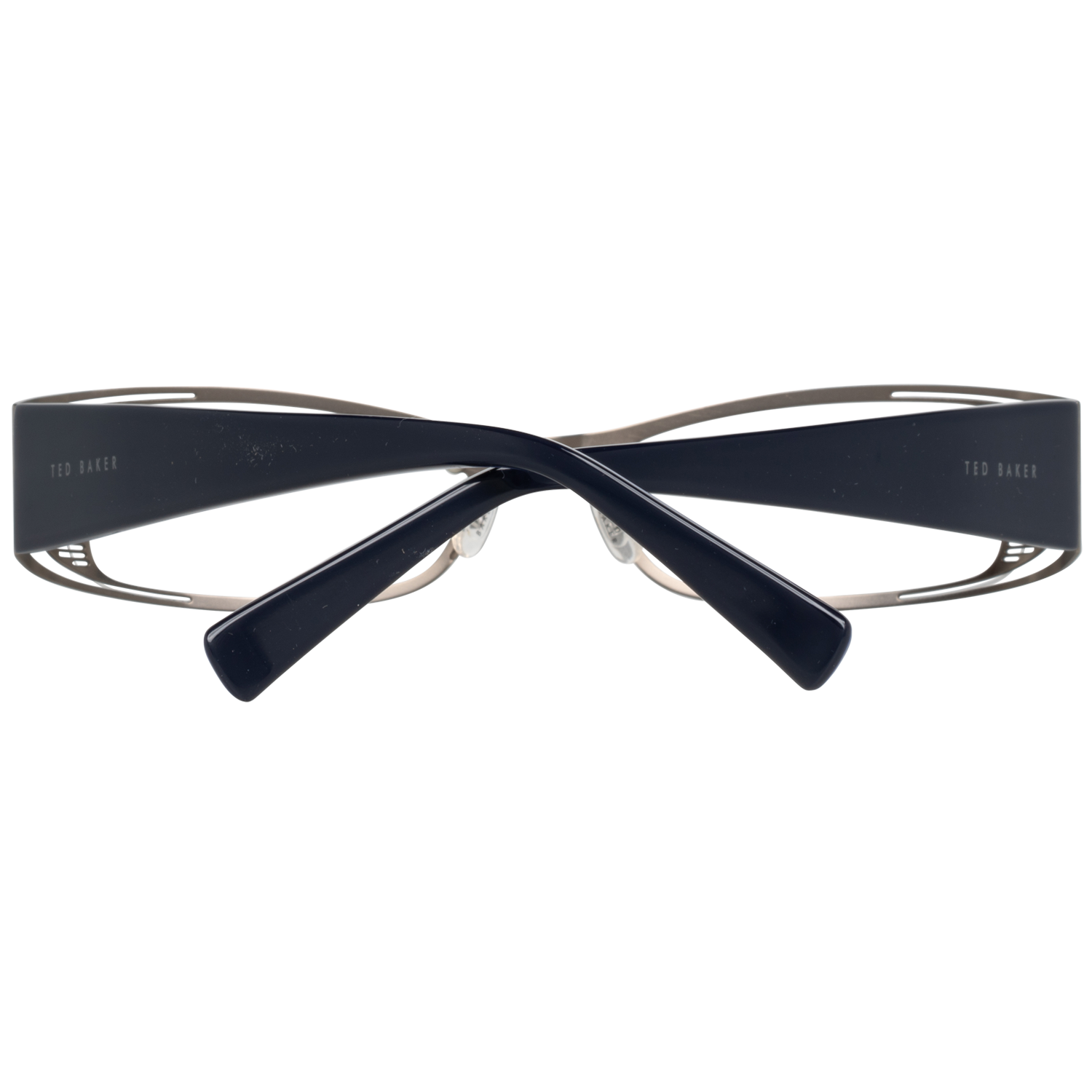 Ted Baker Oval glasses in Gunmetal with Metal frame, model Ted Baker Optical Frames TB4135 55963, from Burghley & Co – Luxury eyewear UK