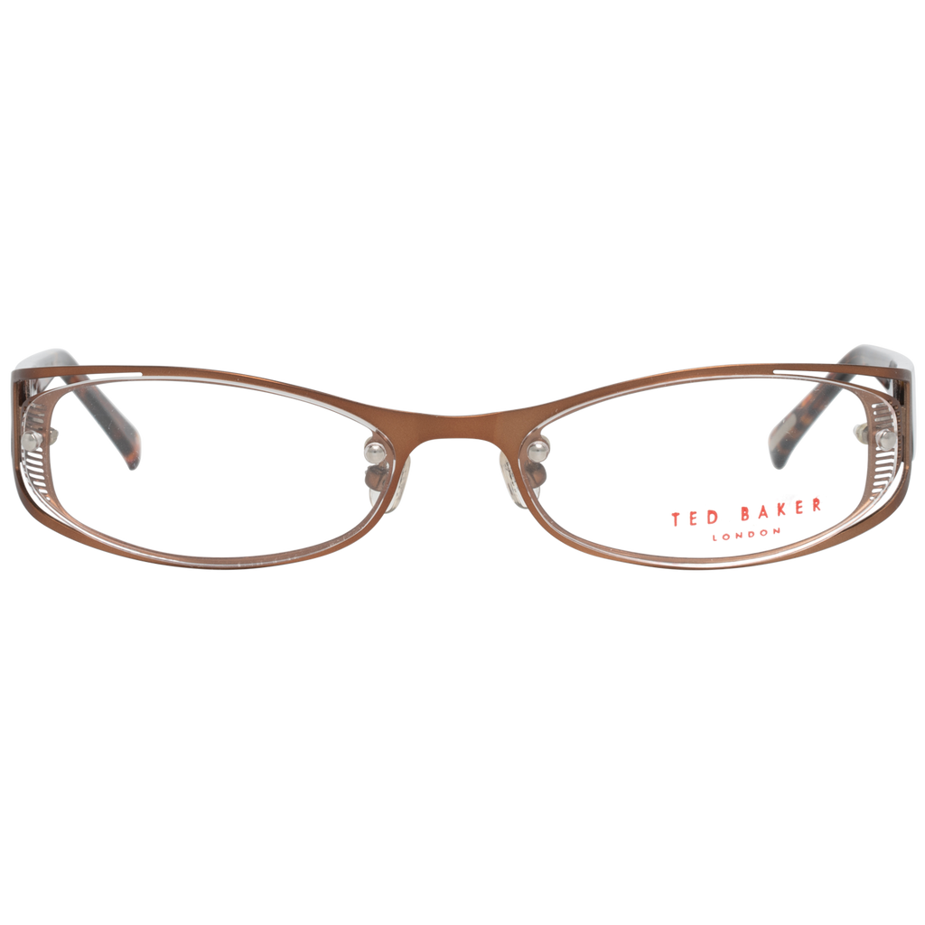 Ted Baker Oval glasses in Brown with Metal frame, model Ted Baker Optical Frames TB2160 54152, from Burghley & Co – Luxury eyewear UK