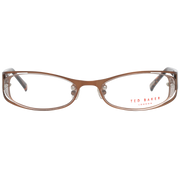 Ted Baker Oval glasses in Brown with Metal frame, model Ted Baker Optical Frames TB2160 54152, from Burghley & Co – Luxury eyewear UK