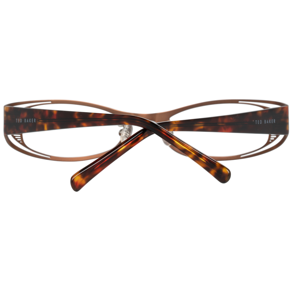 Ted Baker Oval glasses in Brown with Metal frame, model Ted Baker Optical Frames TB2160 54152, from Burghley & Co – Luxury eyewear UK