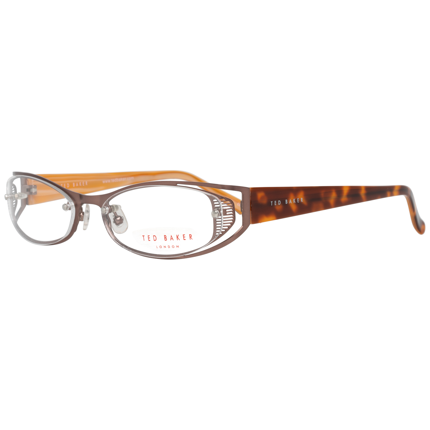 Ted Baker Oval glasses with Metal frame, model Ted Baker Optical Frames TB2160 54143, from Burghley & Co – Luxury eyewear UK