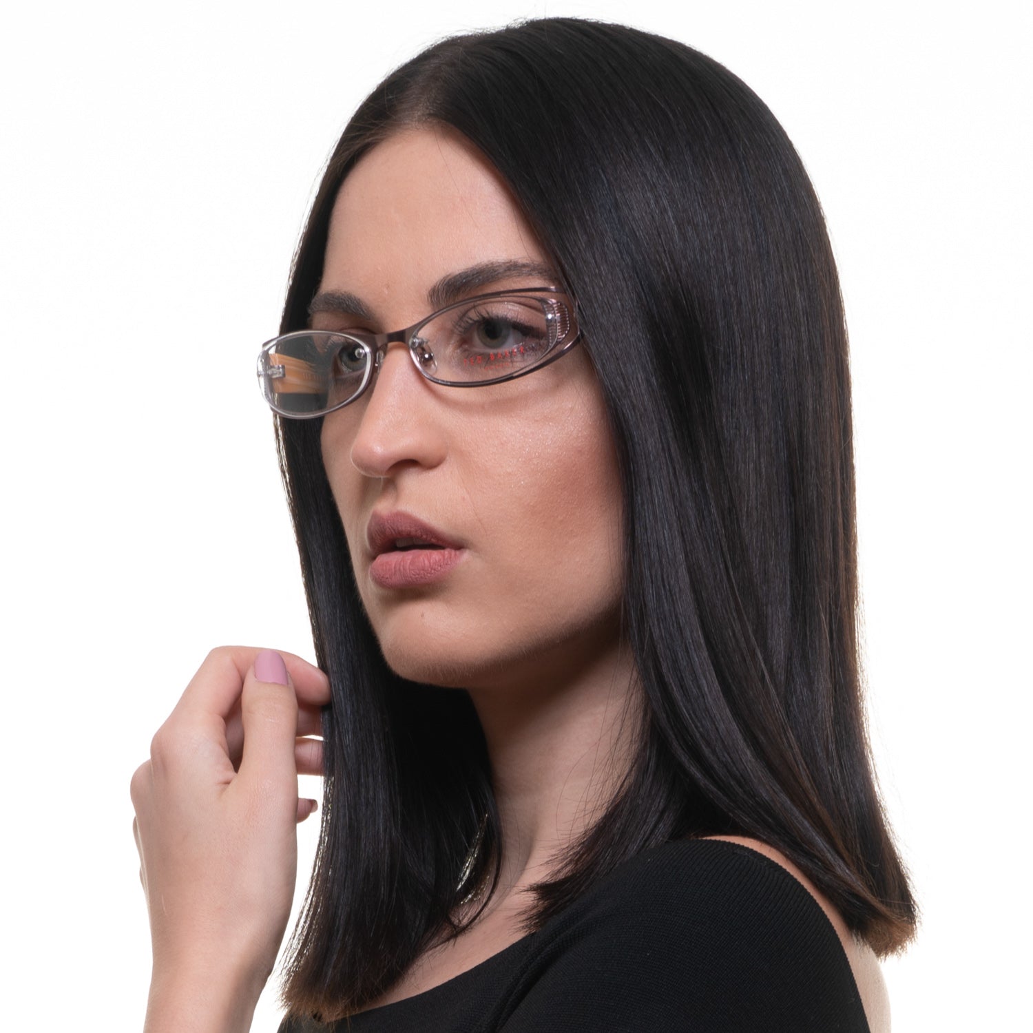 Ted Baker Oval glasses with Metal frame, model Ted Baker Optical Frame TB2160 143 54, from Burghley & Co – Luxury eyewear UK