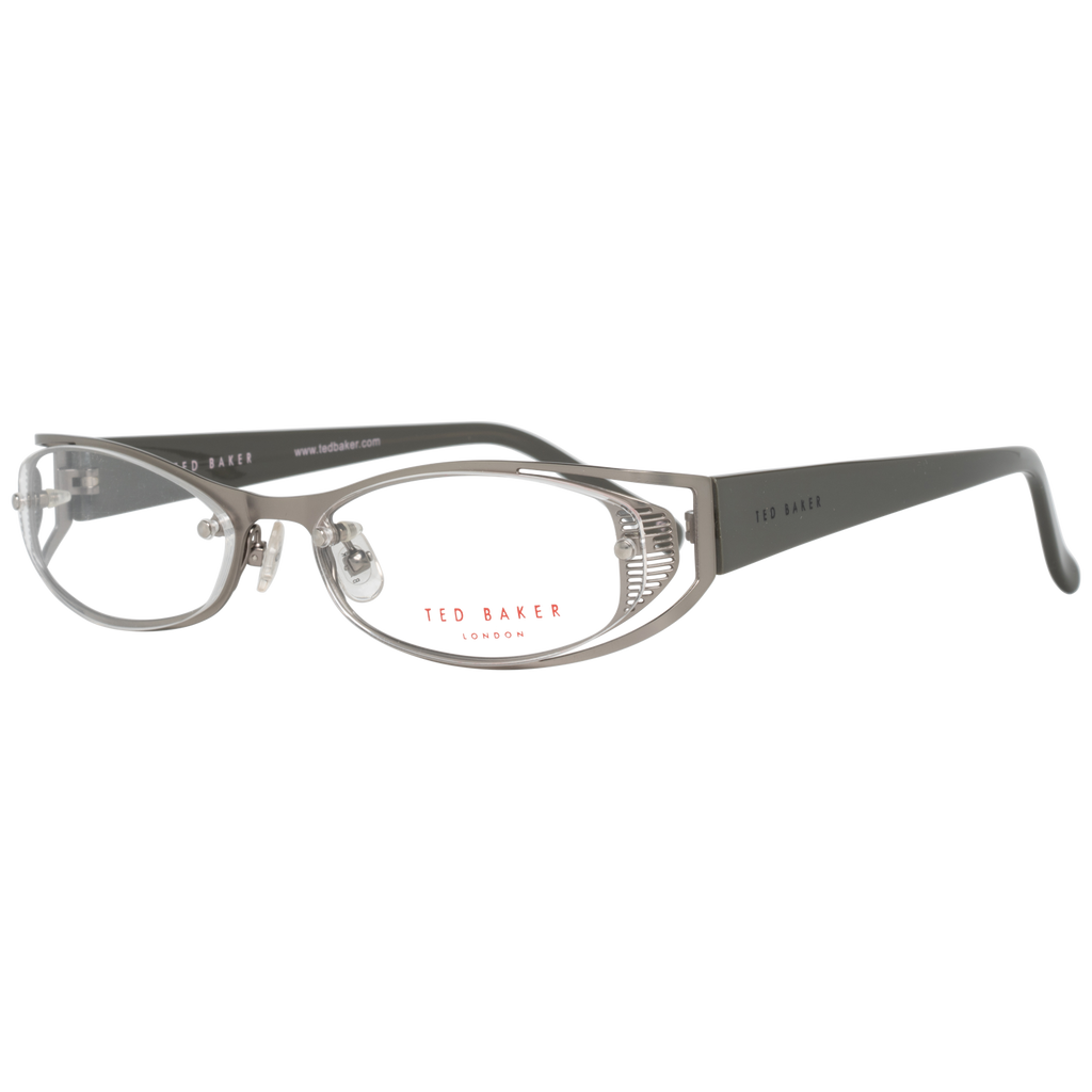 Ted Baker Oval glasses in Silver with Metal frame, model Ted Baker Optical Frame TB2160 869 54, from Burghley & Co – Luxury eyewear UK