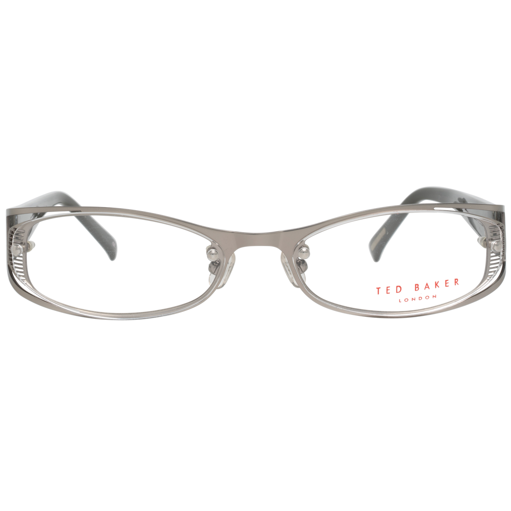 Ted Baker Oval glasses in Silver with Metal frame, model Ted Baker Optical Frames TB2160 54869, from Burghley & Co – Luxury eyewear UK