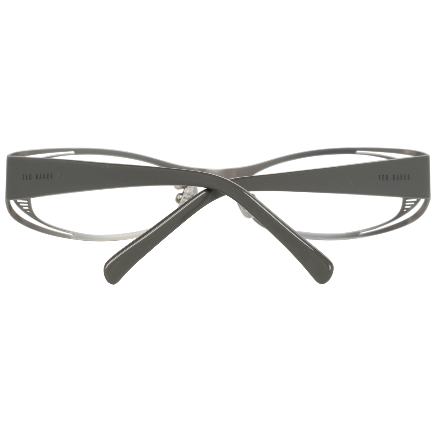 Ted Baker Oval glasses in Silver with Metal frame, model Ted Baker Optical Frames TB2160 54869, from Burghley & Co – Luxury eyewear UK