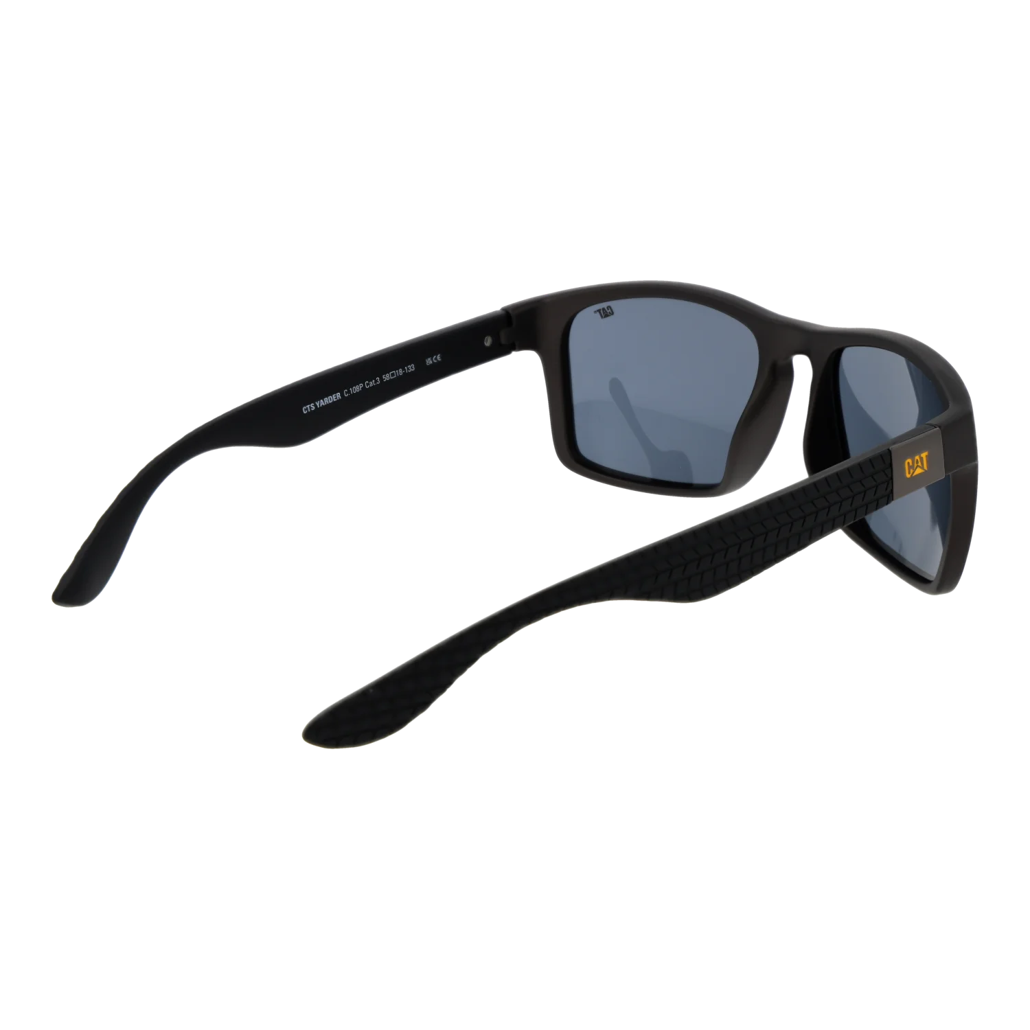Caterpillar Square sunglasses, Plastic frame, Caterpillar Sunglasses CTS YARD 108P 58 – Burghley & Co (Image 3)