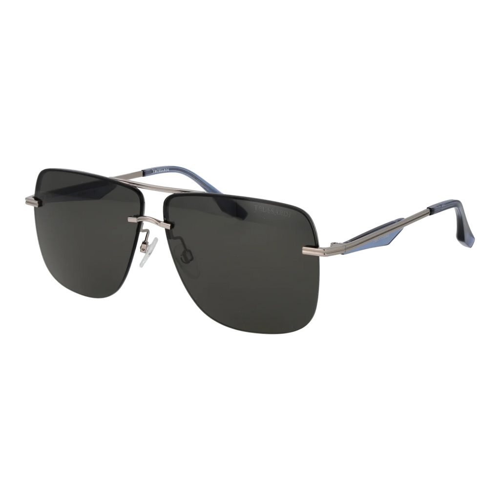 Trussardi Square sunglasses, Metal frame, Trussardi Sunglasses TSM3001 T02 64 – Burghley & Co (Image 1)