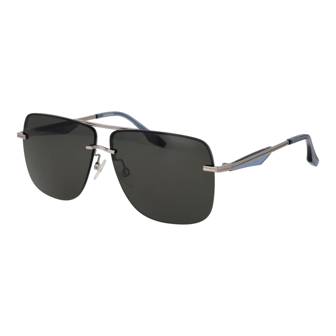 Trussardi Square sunglasses, Metal frame, Trussardi Sunglasses TSM3001 T02 64 – Burghley & Co (Image 1)