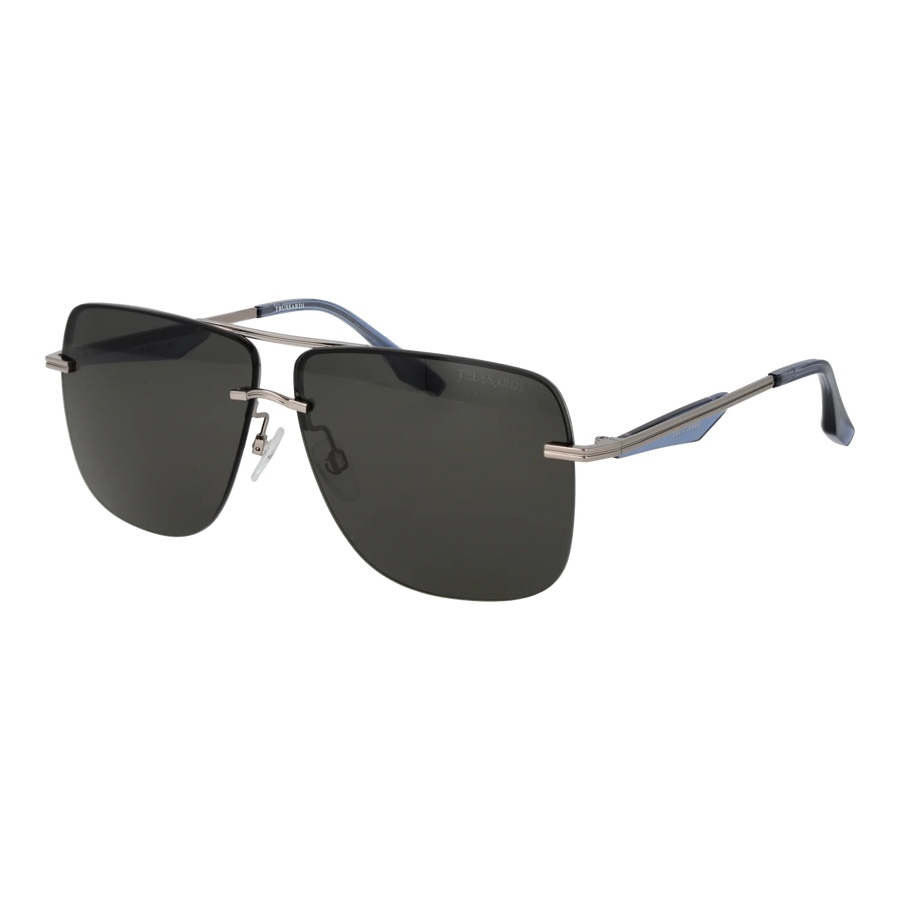 Trussardi Square sunglasses, Metal frame, Trussardi Sunglasses TSM3001 T02 64 – Burghley & Co (Image 1)