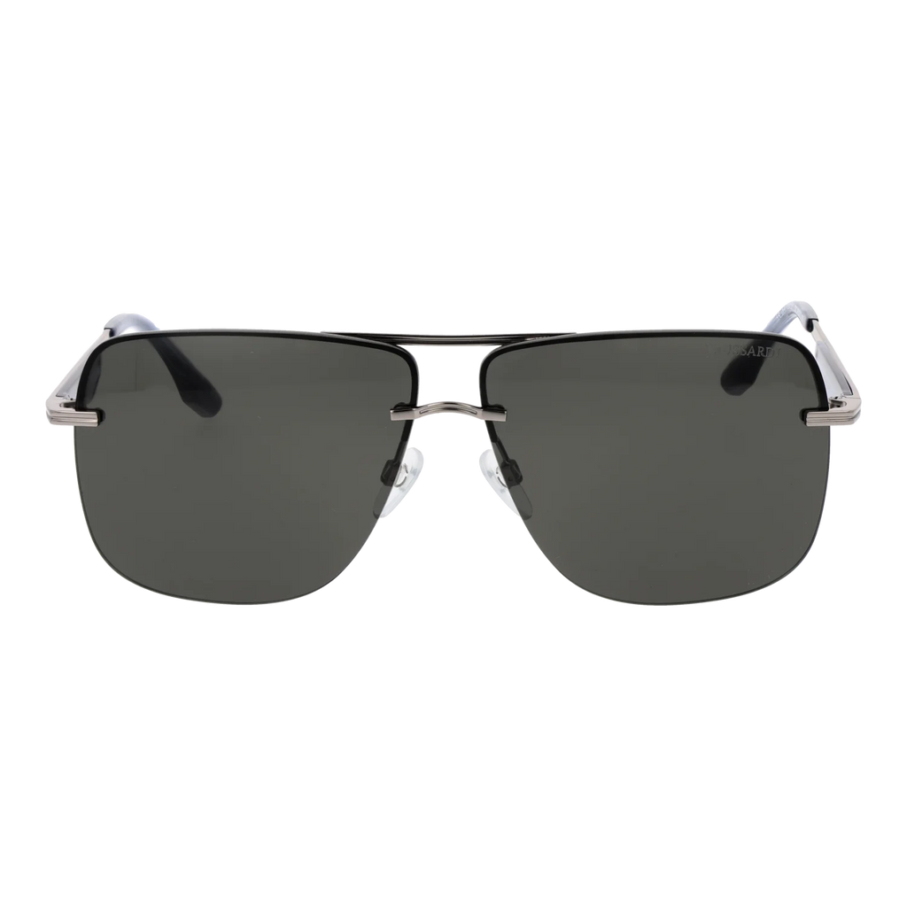 Trussardi Square sunglasses, Metal frame, Trussardi Sunglasses TSM3001 T02 64 – Burghley & Co (Image 2)