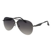 Trussardi Aviator sunglasses, Metal frame, Trussardi Sunglasses TSM3004 A01 64 – Burghley & Co (Image 1)