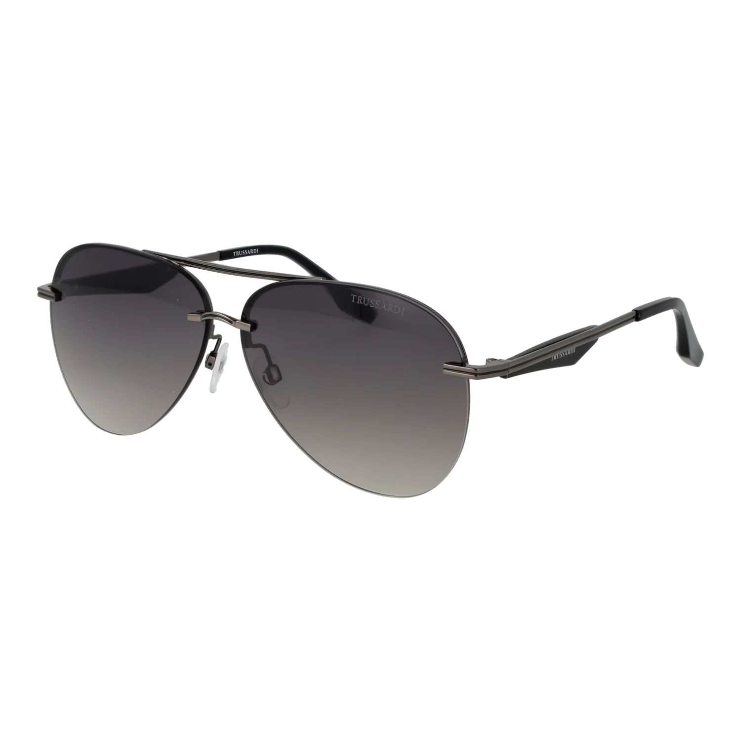 Trussardi Aviator sunglasses, Metal frame, Trussardi Sunglasses TSM3004 A01 64 – Burghley & Co (Image 1)