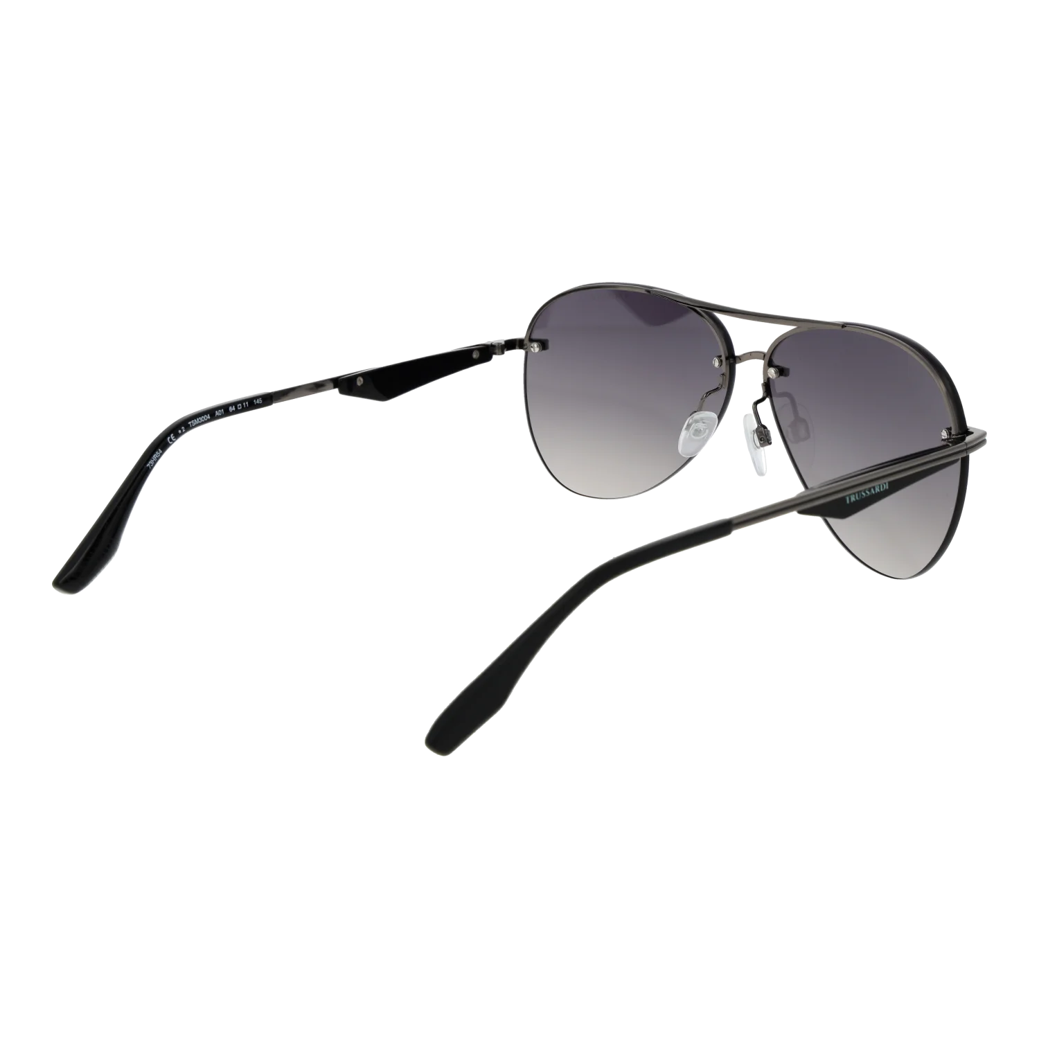Trussardi Aviator sunglasses, Metal frame, Trussardi Sunglasses TSM3004 A01 64 – Burghley & Co (Image 3)
