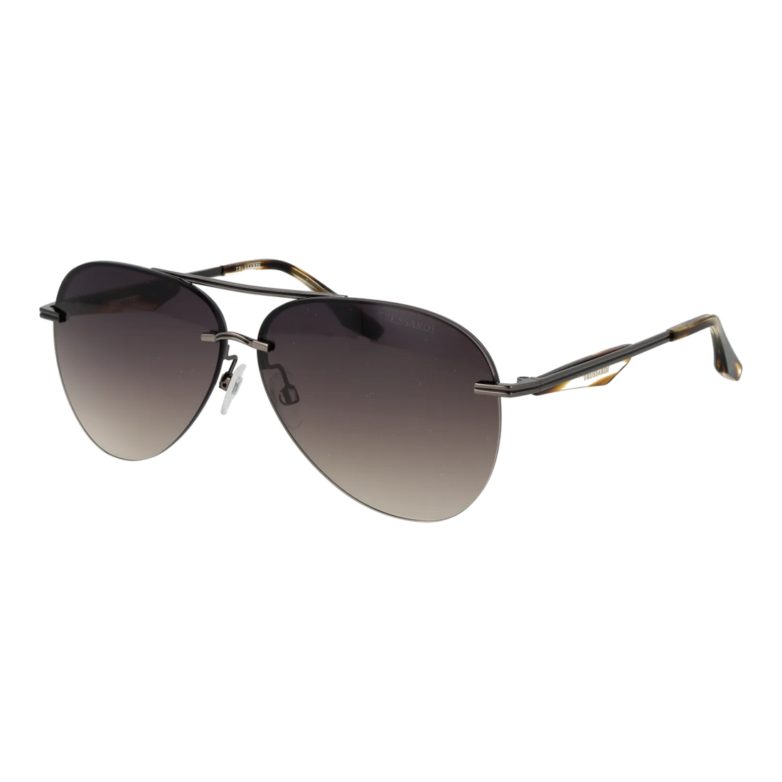 Trussardi Aviator sunglasses, Metal frame, Trussardi Sunglasses TSM3004 E01 64 – Burghley & Co (Image 1)