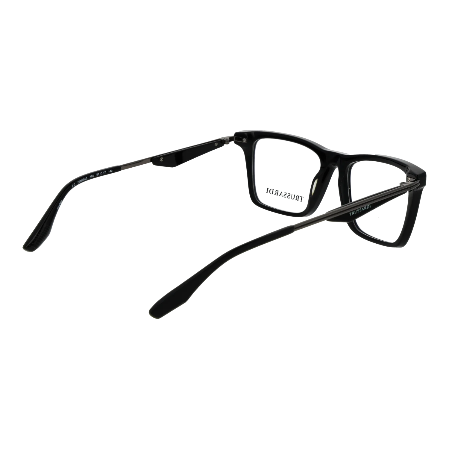 Trussardi Square glasses, Acetate frame, Trussardi Optical Frames TSM6013 A01 52 – Burghley & Co (Image 3)