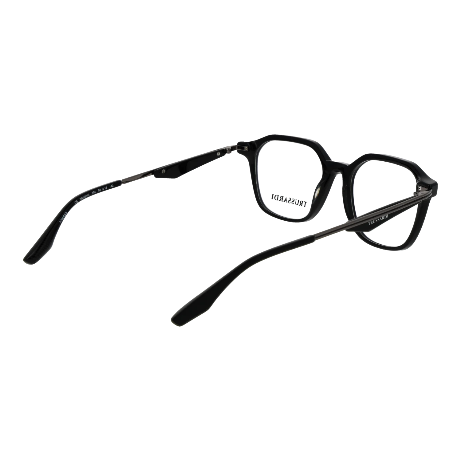 Trussardi Square glasses, Acetate frame, Trussardi Optical Frames TSM6014 A01 53 – Burghley & Co (Image 3)
