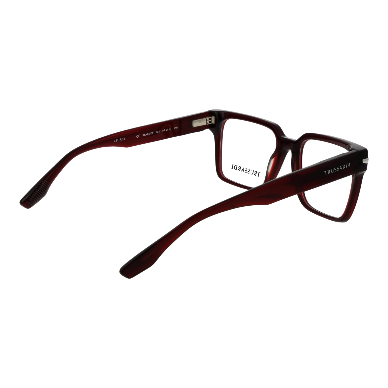 Trussardi Square glasses, Acetate frame, Trussardi Optical Frames TSM6024 T02 55 – Burghley & Co (Image 3)