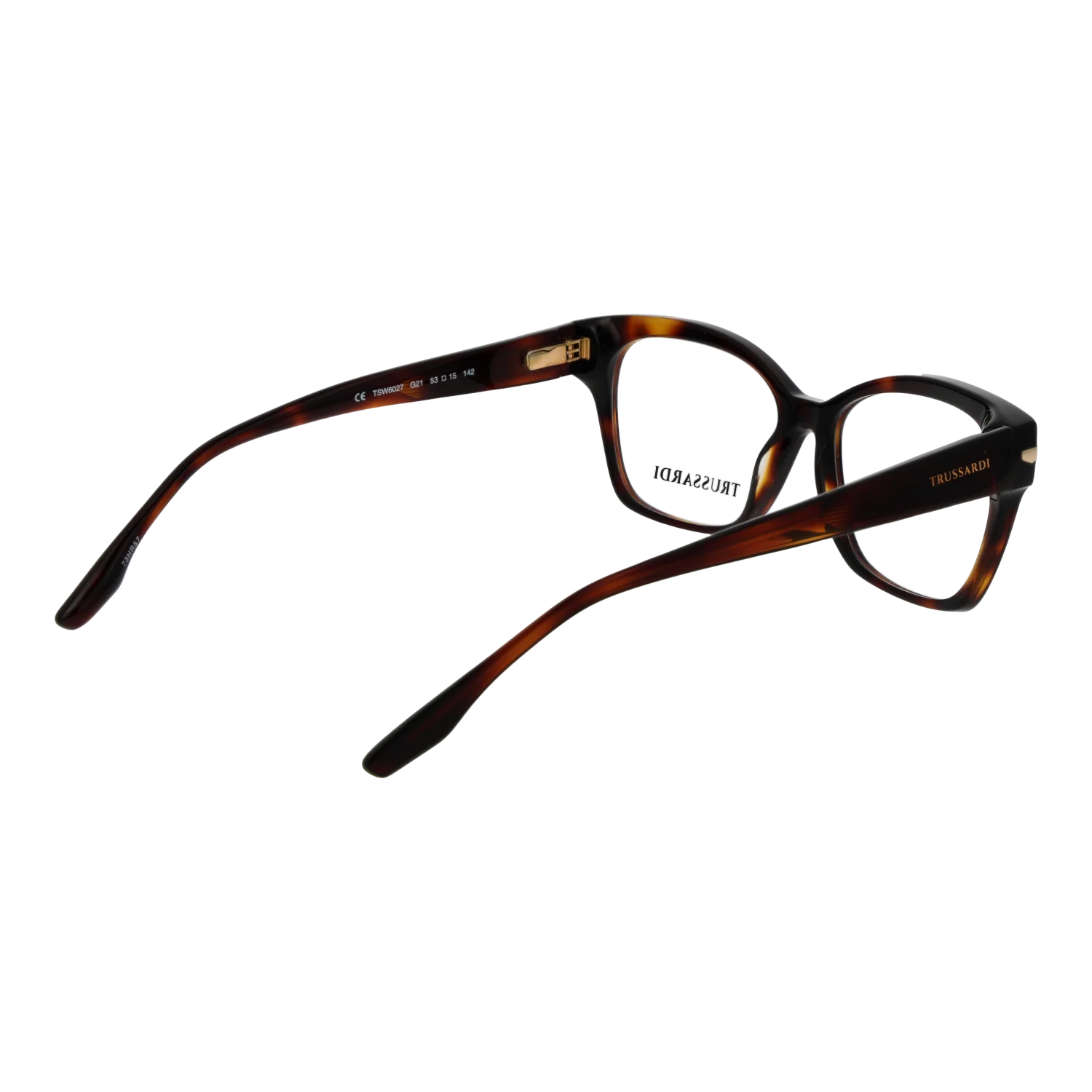 Trussardi Square glasses, Acetate frame, Trussardi Optical Frames TSW6027 G21 54 – Burghley & Co (Image 3)