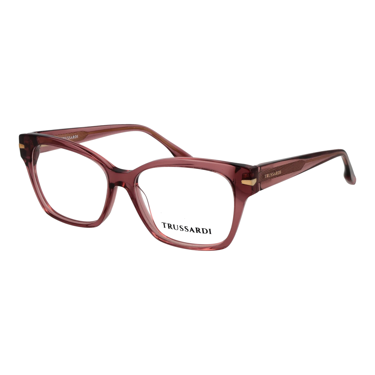 Trussardi Cat-eye glasses, Acetate frame, Trussardi Optical Frames TSW6027 T01 54 – Burghley & Co (Image 1)