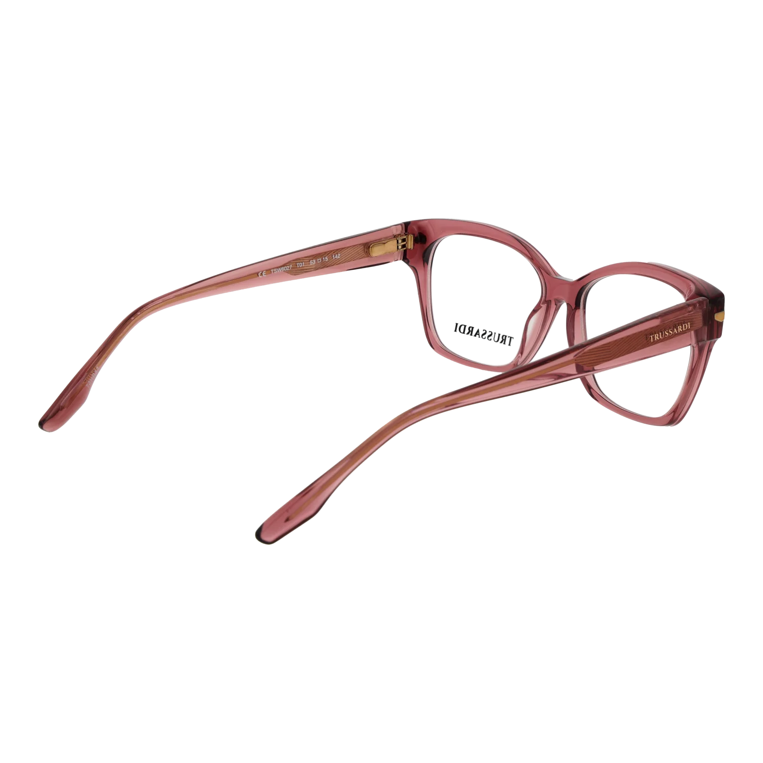 Trussardi Cat-eye glasses, Acetate frame, Trussardi Optical Frames TSW6027 T01 54 – Burghley & Co (Image 3)