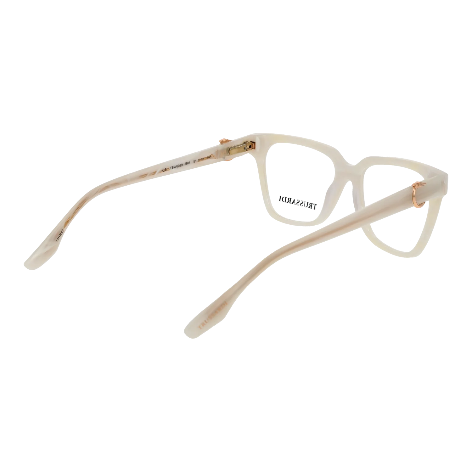 Trussardi Square glasses, Acetate frame, Trussardi Optical Frames TSW6029 E01 52 – Burghley & Co (Image 3)