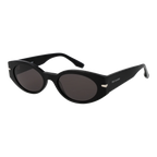 Trussardi Oval sunglasses, Acetate frame, Trussardi Sunglasses TSW9017 A01 54 – Burghley & Co (Image 1)