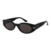 Trussardi Oval sunglasses, Acetate frame, Trussardi Sunglasses TSW9017 A01 54 – Burghley & Co (Image 1)